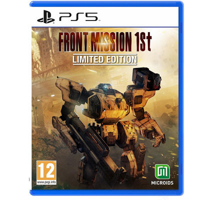 PS5遊戲 限定版 雷霆任務 1st 重製版 Front Mission 1st 中英文版 【板橋魔力】