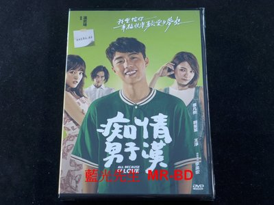 [DVD] - 痴情男子漢 All Because of Love ( 台灣正版 ) - 癡情男子漢