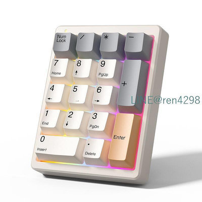 魔17鍵 自定義按鍵 可插拔軸 數字小鍵盤 機械 外接筆記本typec