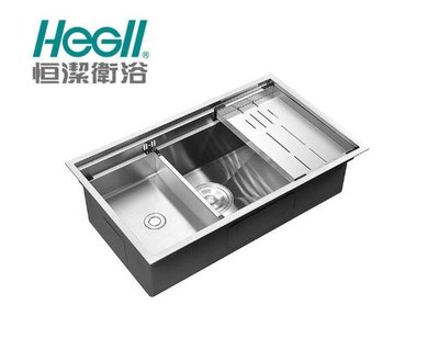 【 老王購物網 】HEGII 恒潔衛浴 廚房用 不鏽鋼水槽 吧檯水槽 洗碗槽 白鐵水槽 洗手台 HST-1000-72