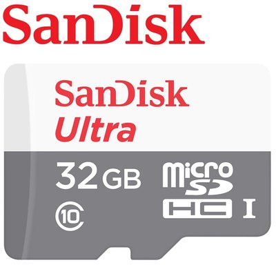 公司貨 SanDisk 32G 32GB 100MB/s Ultra microSDHC UHS-I TF 記憶卡