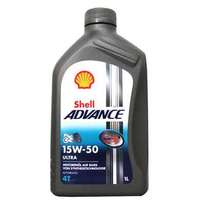 【易油網】【缺貨】Shell ADVANCE ULTRA 4T 15W50 全合成機油 機車用 歐洲原裝