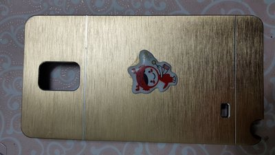 賣二手 金色 SAMSUNG Note 4 N910U 保護殼(硬殼 造型)手機殼 保護套 清水套