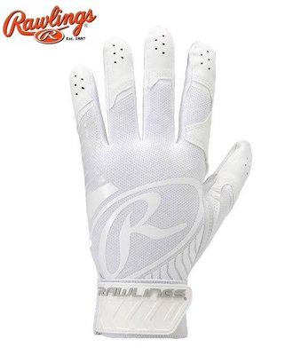貝斯柏~日本進口 Rawlings 羅林斯 BR51BG-TW 棒壘球天然羊皮打擊手套 全白色 超低特價$750/雙