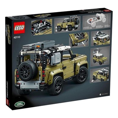 現貨熱銷-LEGO路虎衛士42110樂高科技機械組越野車男孩子拼插積木車模爆款