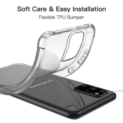 現貨熱銷-Samsung s22手機殼 s21ultra透明tpu保護套S21四角氣囊~特價