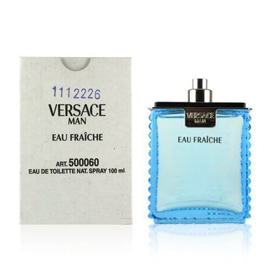 【美妝行】Versace MAN Eau Fraiche 凡賽斯 雲淡風輕男性淡香水 100ML TESTER