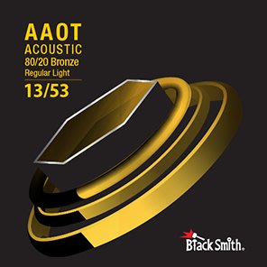 Black Smith AABR-1353 碳纖維 AAOT 厚包膜 黃銅 民謠吉他弦 韓國品牌 - 【黃石樂器】