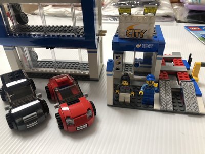 *絕版 樂高LEGO 60097 CITY 城市系列 盒組 修車店場景建築 載具汽車 含人偶 實物實拍 根本就是新的！