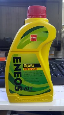 【名品市集】新日本石油 ENEOS 頂級 ATF super 5 變速箱油 4罐組 公司貨 附發票 MAZDA 5 超取