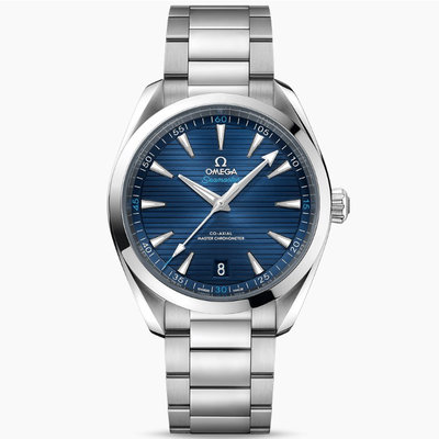 OMEGA 220.10.41.21.03.001 歐米茄 AQUA TERRA手錶 41mm 海馬150 藍面盤鋼錶帶