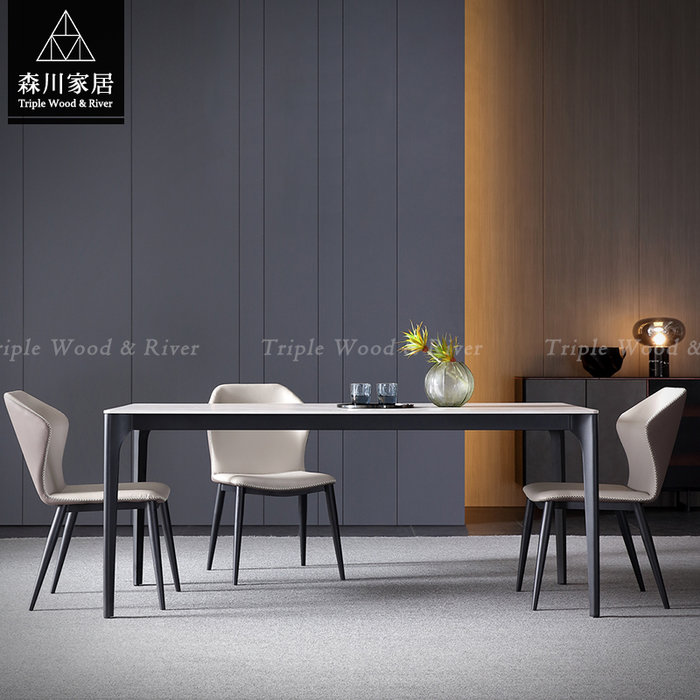 《森川家居》PRC-05RC06-現代設計雙色皮革椅 餐廳客廳書房民宿/餐桌餐椅休閒椅/日式原木LOFT品東西IKEA