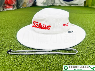 [小鷹小舖] Titleist Golf TH22SSAUSGC-16 高爾夫 圓頂帽 排汗透氣  單一尺寸 白色