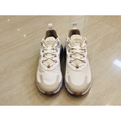 【正品】Nike Air Max 270 React 奶茶色 米色 氣墊 增高 CJ0619-102潮鞋