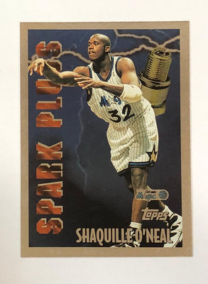 [NBA]1995-96 Topps Spark Plug Shaquille O'Neal 特卡 #SP1 傳奇球星 歐尼爾