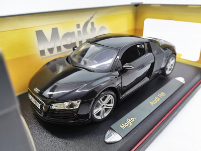 汽車模型 車模 收藏模型美馳圖 1/18 Audi  R8 奧迪R8 合金汽車模型