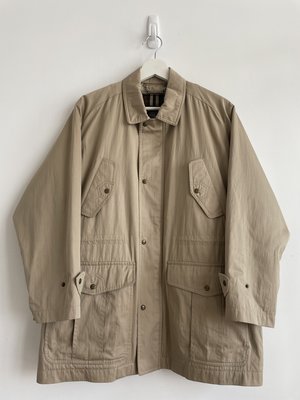 【寶藏屋】 Burberry 大衣 夾克 古著 風衣 外套 經典 格紋 條紋