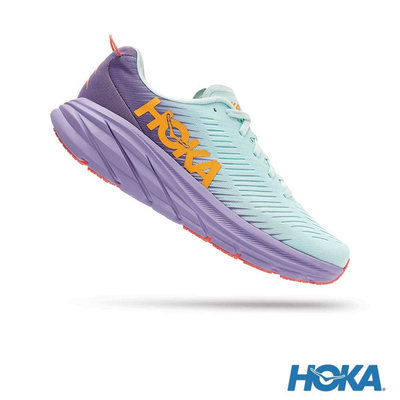 【三鐵共購】【HOKA】(女) Rincon 3路跑鞋-蔚藍/紫羅蘭