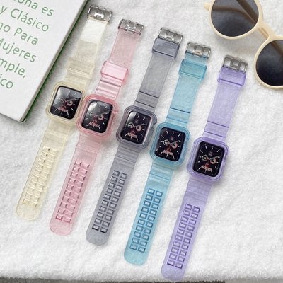 遇光變色一體錶帶 適用於apple watch 錶帶 3 4 5 6 7 蘋果手錶帶 iwatch 45mm 44mm
