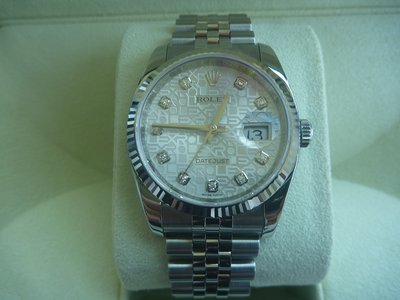 ROLEX116234亂碼字頭2013國內公司貨盒單齊全116610 116520 AP