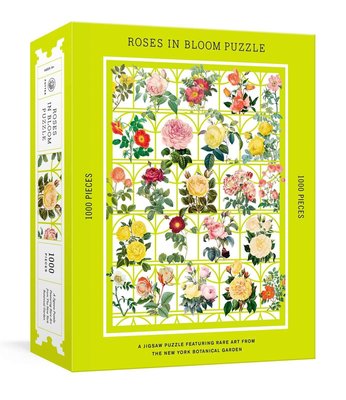 全新現貨 美國 ClarksonPotter Roses in bloom 盛開的玫瑰 紐約植物園 玫瑰拼圖 1000片