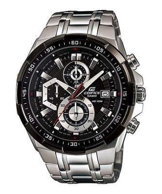 CASIO手錶公司貨 EDIFICE三眼三針搭配EFR-539D-1A 錶盤零件組成立體感運動風錶盤EFR-543