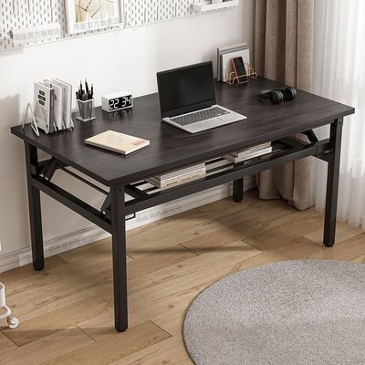 熱賣 免安裝折疊桌子簡易雙層電腦桌臺式學生家用小書桌臥室~