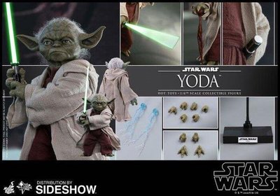 金錢貓雜貨 全新 Hot Toys MMS495 1/6 星際大戰 Star Wars 尤達 Yoda