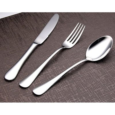 StainlessSteel Dinner Spoon Fork Knife不銹鋼西餐牛排刀叉勺子~特價