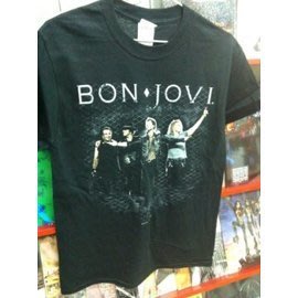 80 T恤 全新進口 BON JOVI - STANDING OVATION size : S