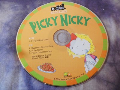 【彩虹小館】Z21兒童VCD~PICKY NICKY 英語故事AVCD