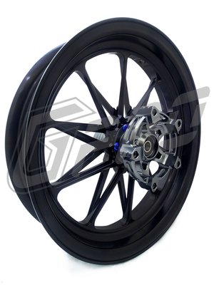 【G-PRO 鋁合金輕量化鍛造輪圈】GPRO 兩件式專利鍛框 『黑』鋁框 鍛框 輪圈 輪框 機車 速克達