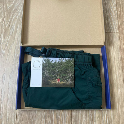 YAMATOMICHI 山と道 登山五口袋 短褲 DW 5-Pocket 超輕量透氣速乾 森林綠 日本製 二手極新S