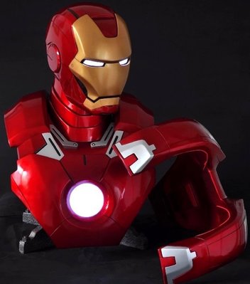 BOxx潮玩~Jame's 1:1 鋼鐵人胸像 MK7半身像 Iron Man MK VII