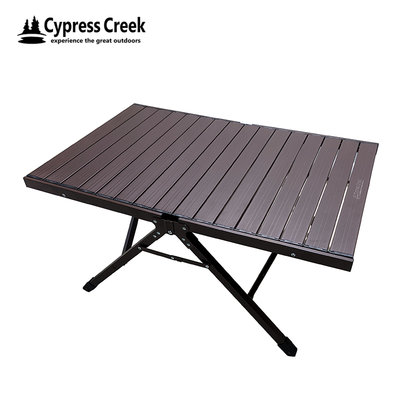 【大山野營】賽普勒斯 Cypress Creek CC-ET130 大島桌 二段高低 秒收桌 蛋捲桌 折疊桌 鋁捲桌