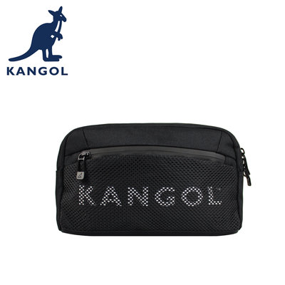 【DREAM包包館】KANGOL 英國袋鼠 腰包 型號 61251782 胸前包 黑色 黃色 綠色
