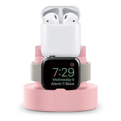 Airpods充電支架 蘋果Apple Watch 5 4 3 2 1代手錶充電底座 iPhone手機二合一支架