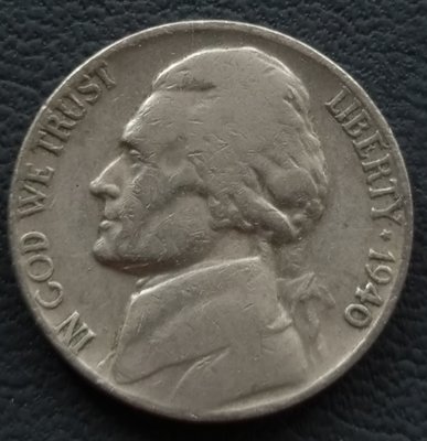 美國   傑佛遜    5分   1940   鎳幣       280-928