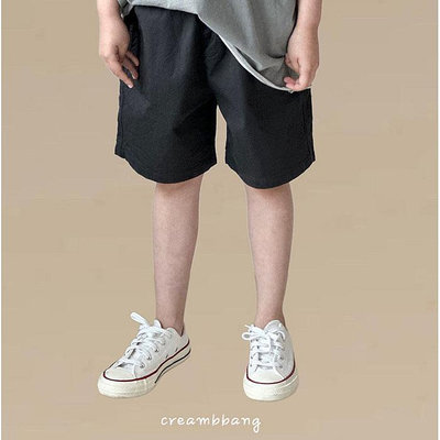 S~XL ♥褲子(BLACK) CREAM BBANG-2 24夏季 CBG240528-019『韓爸有衣正韓國童裝』~預購