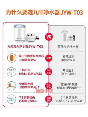 精品九陽凈水龍頭家用凈水器自來水凈化前置過濾器廚房超濾凈化機11