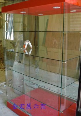 GH玻璃櫃４尺模型玻璃櫃1∼玻璃櫃.鍛造展示架.飾品櫃.網架.展示架.衣架.模特兒