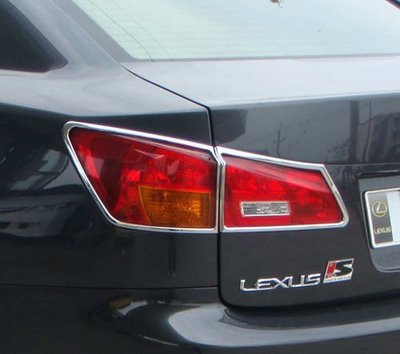 ~圓夢工廠~ Lexus IS250 IS350 2006~2008 鍍鉻車燈框 後燈框 尾燈框 鍍鉻銀飾框貼
