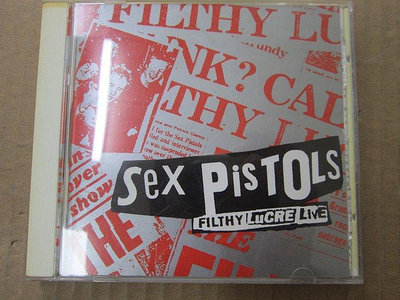 朋克搖滾 Sex Pistols – Filthy Lucre Live 開封CD