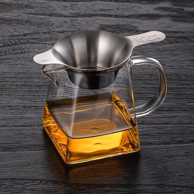 耐熱加厚玻璃公道杯泡茶分茶器茶漏茶海套裝功夫茶具大號公杯好物