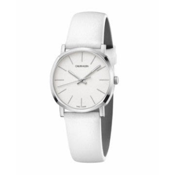 『中美鐘錶』可議價 Calvin Klein CK 女極簡質感皮帶腕錶(K8Q331L2)