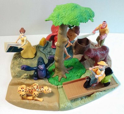 McDonald's 麥當勞 1999 ~ 迪士尼 Disney 泰山 Tarzan - 全8種 發條玩具