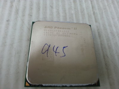 【 創憶電腦 】AMD Phenom II X4 945 3.0Ghz AM3  CPU  直購價150元
