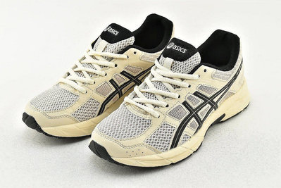 【實拍】ASICS 亞瑟士 GEL-CONTEND 4 米白黑 奶茶 慢跑鞋男女鞋