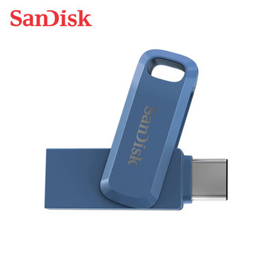 SanDisk Ultra GO OTG 雙用旋轉隨身碟 32G 海軍藍 (SD-DDC3-NB-32G)