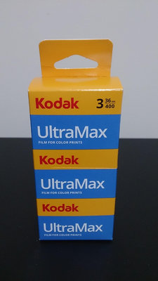 135 kodak ultramax 400 35mm 3捲包相機底片 135彩色底片 36張
